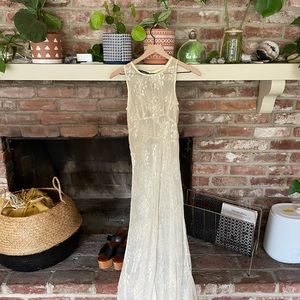 Vintage Betsey Johnson Velvet Burnout Dress